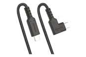 Kabel USB - StarTech.com 6ft (2m) Rugged Right Angle USB-C Cable USB 3.2 Gen 1 (5 Gbps) USB C to C Data Transfer Cable 4K 60Hz DP Alt Mode 100W Power Delivery - RUSB315CC2MBR
