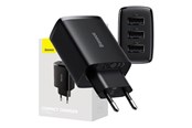 Kabel zasilajacy (wewnetrzny) - Baseus Compact Quick Charger 3x USB 17W (Black) - CCXJ020101