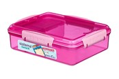 Akcesoria kuchenne - Sistema Snack Attack Duo Lunch 975ml - Pink - 41482-9414202414823