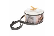 Zabawki drewniane - Small Foot - Wooden Drum Wild Animals with Sticks. - 11952