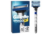 Sprzet do golenia - Gillette Mach3 Turbo 3D Razor handle + 2 blades - 7702018514472