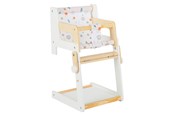 Lalka, miś i akcesoria - Small Foot - Wooden Combi Doll Chair Little Button - 11814