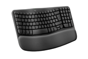 Klawiatura - Logitech Wave Keys for Business - Graphite - ND - Klawiatura ergonomiczna - Nordycki - Czarny - 920-012332