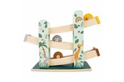 Zabawki dla niemowlat - Small Foot - Wooden Ball Track Safari 4 pcs. - 11707