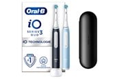 Szczoteczka elektryczna do zebów - Oral-B Elektryczna szczoteczka do zębów iO3 Duo Matt Black / Ice Blue - 8006540731659