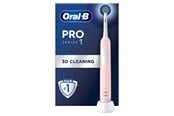 Szczoteczka elektryczna do zębów - Oral-B Elektryczna szczoteczka do zębów Pro1 Pink + Extra Brush Head - 8006540771501