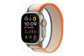 Smartwatch, zegarek i opaska sportowa - Apple Watch Ultra 2 GPS + Cellular 49mm - Titanium Case with Orange/Beige Trail Loop - M/L - MRF23DH/A