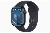 Smartwatch, zegarek i opaska sportowa - Apple Watch Series 9 GPS + Cellular 41mm - Midnight Aluminium Case with Midnight Sport Band - S/M - MRHR3DH/A