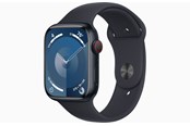 Smartwatch, zegarek i opaska sportowa - Apple Watch Series 9 GPS + Cellular 45mm - Midnight Aluminium Case with Midnight Sport Band - M/L - MRMD3DH/A