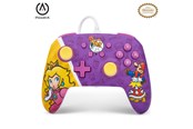 Akcesoria dla graczy - PowerA Ulepszony kontroler przewodowy do konsoli Nintendo Switch — Princess Peach Battle - Wired Controller - Nintendo Switch - NSGP0092-01