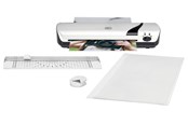 Laminowanie - GBC Zestaw laminatora Inspire+ A4 oraz akcesoriów do laminacji Biały - 4410034