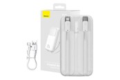 Powerbank - Baseus Powerbank Comet 10000mAh 22.5W (white) Powerbank - Biały - 10000 mAh - PPMD020002