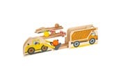 Zabawki drewniane - Small Foot - Wooden Ball Track Junior Construction - 11382