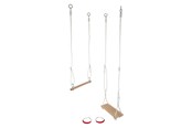 Zabawki na zewnatrz - Small Foot - Wooden Swing Set 3in1 - 11908