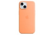 Telefon - Pokrowiec i etui - Apple iPhone 15 Silicone Case with MagSafe - Orange Sorbet - MT0W3ZM/A
