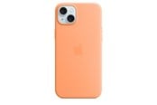 Telefon - Pokrowiec i etui - Apple iPhone 15 Plus Silicone Case with MagSafe - Orange Sorbet - MT173ZM/A