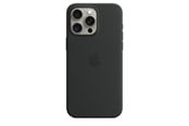 Telefon - Pokrowiec i etui - Apple iPhone 15 Pro Max Silicone Case with MagSafe - Black - MT1M3ZM/A