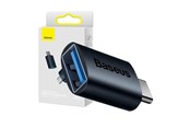 Kabel USB - Baseus Ingenuity USB-C to USB-A adapter OTG (blue) - ZJJQ000003