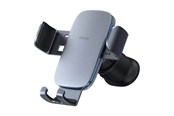 Telefon - Inne akcesoria - Baseus Metal Age II Gravitational Car Holder on ventilation grid (gray) - SUJS000013