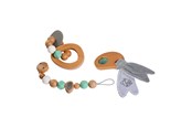Akcesoria dla niemowlat - Eichhorn Baby Pure Wooden Gift Set 3dlg. - 100005735