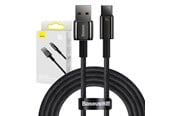 Kabel USB - Baseus Tungsten Gold Cable USB to USB-C 100W 2m (black) - CAWJ000101