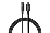 Kabel USB - Baseus USB-C to USB-C cable Tungsten Gold 240 W 1 m (black) - CAWJ040001