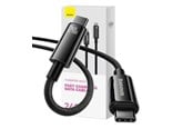 Kabel USB - Baseus USB-C to USB-C cable  Tungsten Gold 240 W 1 m (black) - CAWJ040001