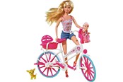 Lalki i akcesoria - Simba Steffi LOVE - Bike Tour Doll 29cm - 4006592590505