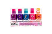 Zabawa w udawanie - CREATE IT! Beauty Color Changing Nail Polish 5pcs - 84148