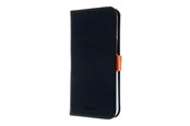 Telefon - Pokrowiec i etui - Insmat FLIPCASE IPHONE 15 PRO MAX BLACK/ORANGE - 650-3195