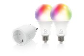 Inteligentny dom - Deltaco Starter Kit With Two RGB Bulbs And One Plug - SH-KIT01