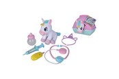 Lalka, mis i akcesoria - Simba Vet Case with Plush Unicorn 20cm - 105542140