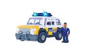 Samochody i pojazdy - Simba Fireman Sam Police Car with Play Figure - 109252578