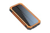Powerbank - Lippa 2 x USB-A Output Solar Powerbank - Pomaranczowy - 10000 mAh - LPPB10000SP