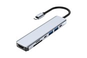 USB hub - Lippa 7-in-1 87 W USB-C PD 4K HDMI Hub USB hub - 7 - LPGQ22H118