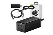 Telefon - Adapter i Ladowarka - Baseus Wall charger  GaN5 Pro 2xUSB-C + USB + HDMI 67W (black) - W120-T black