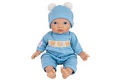 Lalki i akcesoria - Tiny Treasures My First Doll 36cm Blue - 30472
