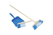 Zabawa w udawanie - Goki Plastic dustpan handbroom and broom - 15349