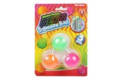 Małe prezenty dla dzieci - Toi-Toys Window Crawler Squeeze Balls Neon 3 pcs. - 35989A