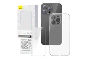 Telefon - Pokrowiec i etui - Baseus Transparent Case and Tempered Glass set  Corning for iPhone 12 Pro Max - P60112200201-02