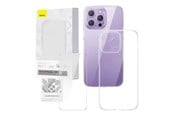Telefon - Pokrowiec i etui - Baseus Transparent Case and Tempered Glass set  Corning for iPhone 14 Pro Max - P60112202201-03