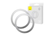 Telefon - Inne akcesoria - Baseus Halo Magnetic Ring for phones MagSafe (Silver) - PCCH000012