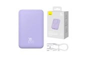 Powerbank - Baseus Powerbank Magnetic Mini 20000mAh 20W MagSafe (purple) Powerbank - Fiolet - 20000 mAh - PPCX150005