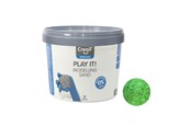 Kreatywne gry - Creall Play It Play Sand Green 750gr. - 03206