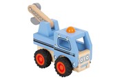 Samochody i pojazdy - Small Foot - Wooden Tow Truck Blue - 12446