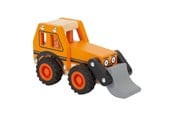 Samochody i pojazdy - Small Foot - Wooden Excavator Orange - 12447