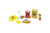 Lalki i akcesoria - Goki Dollhouse Furniture Living Room 24dlg. - 51904