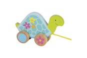 Zabawki dla niemowlat - Goki Susibelle Wooden Draft Animal Turtle - 54914