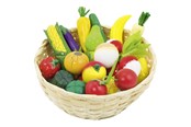 Zabawa w udawanie - Goki Fruit and Vegetables in a Basket 23dlg. - 51660