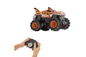 Zdalnie sterowane zabawki - Hot Wheels Monster Trucks RC 1:24 Tiger Shark - HNV03